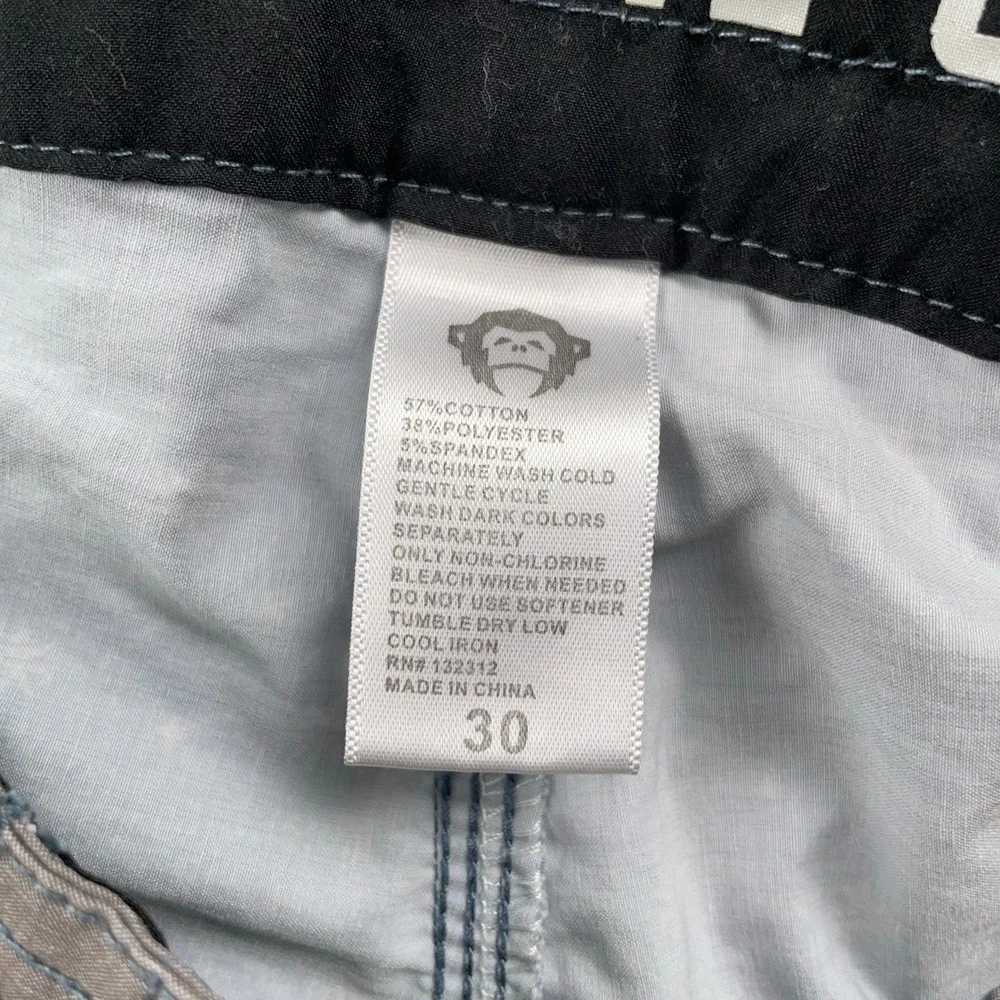 Howler Brothers Shorts Mens 30 Blue Vaquero Stretch Board Shorts Surf Swim